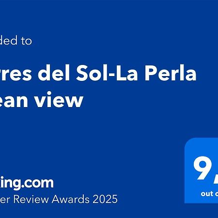 ロスクリスティアーノスTorres Del Sol-La Perla Ocean Viewアパートメント エクステリア 写真