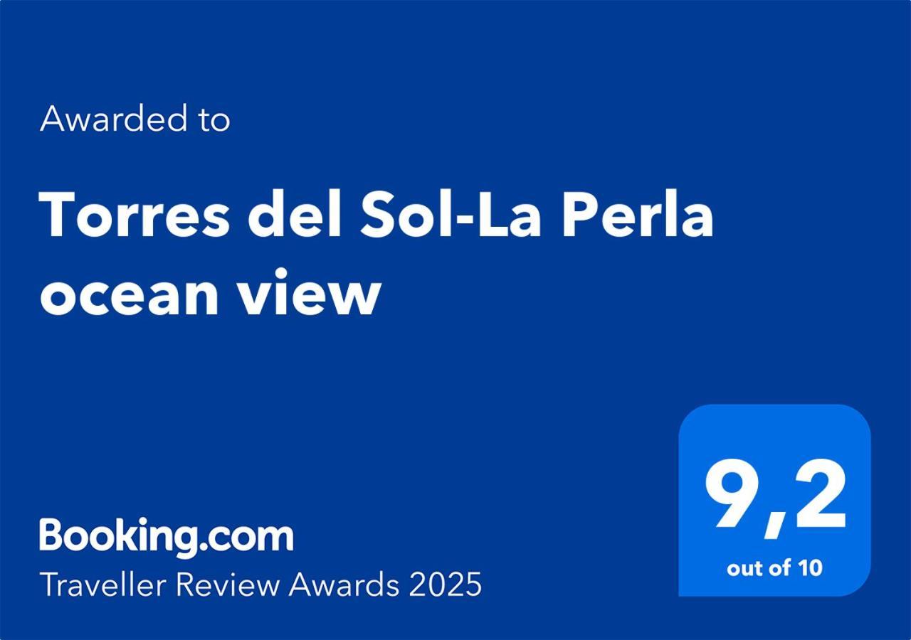 ロスクリスティアーノスTorres Del Sol-La Perla Ocean Viewアパートメント エクステリア 写真